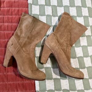 Frye Mirabelle Short Suede Boot